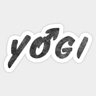 Yogi Sticker